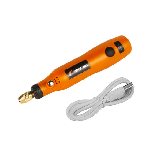 Dremel-Style Mini Electric Rotary Tool - Variable Speed Hand Drill for DIY Carving, Grinding, Polishing & Sanding