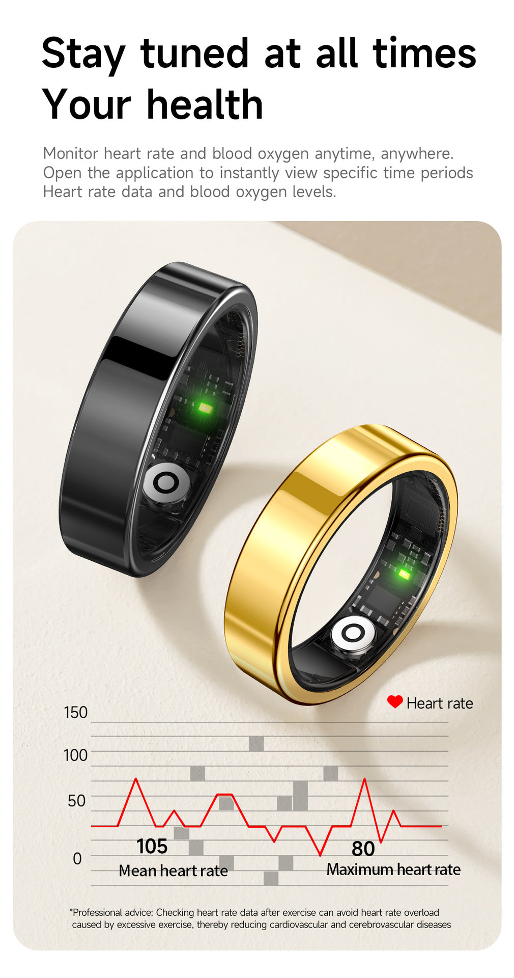 Ultra Narrow 6.5mm Smart Ring Heart Rate Blood Oxygen Sleep Sport Remote Control Phone Camera Tiktok Page Turning Waterproof APP