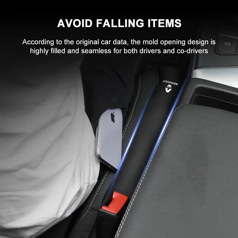 Car Seat Gap Filler – Soft Leather Padding Leak Protector