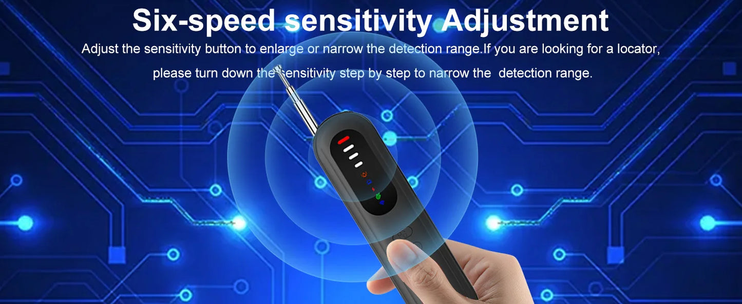 Camera Detector – Anti-Spy Infrared & GPS Signal Detection Alarm for Privacy Protection