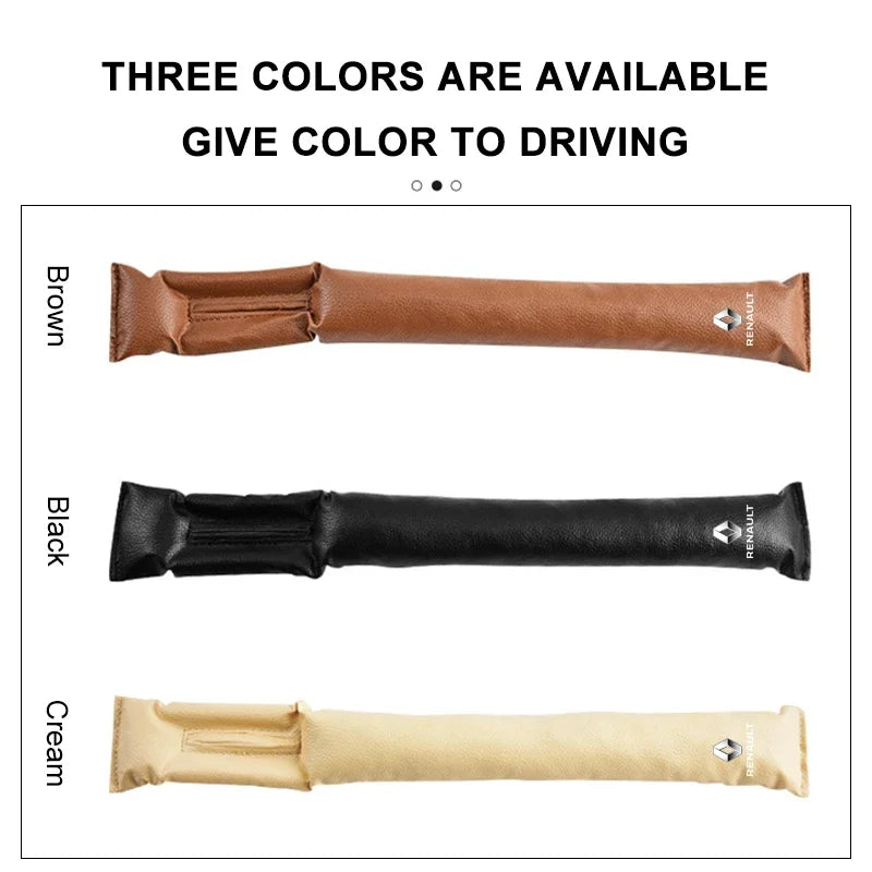 Car Seat Gap Filler – Soft Leather Padding Leak Protector