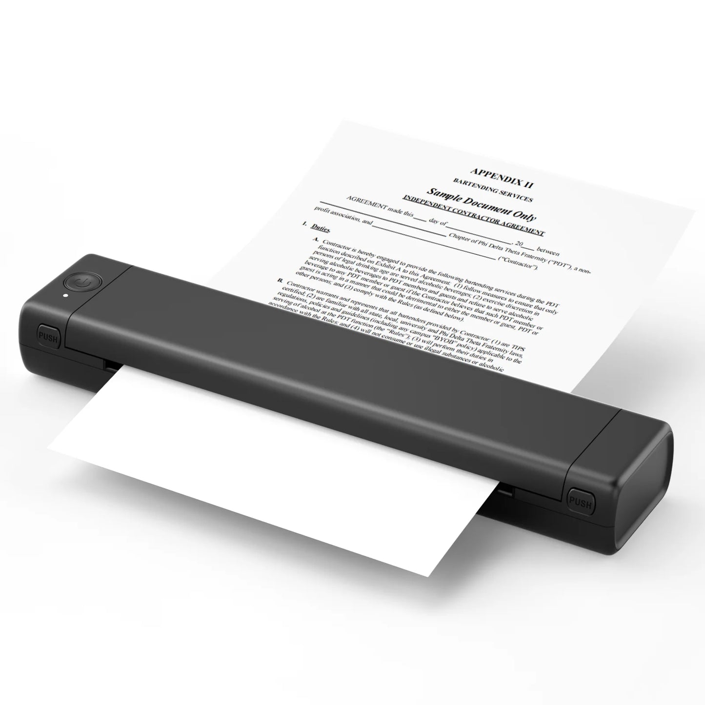 Phomemo 210mm A4 Thermal Photo Printer – Portable Bluetooth Mini Photo Printer with 1200mAh Battery