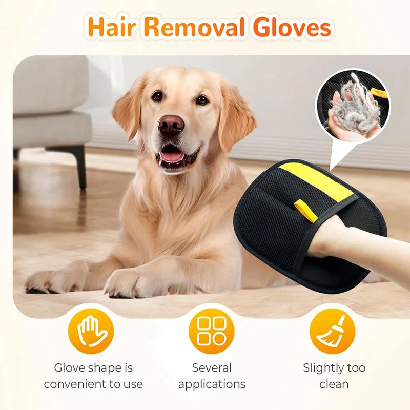 Multi-Functional Pet Hair Removal Glove – Gentle Grooming for Happy Pets