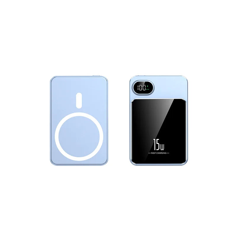10000mAh Magnetic Wireless Power Bank - Fast Charging Portable Charger for iPhone & Samsung - Magsafe Compatible