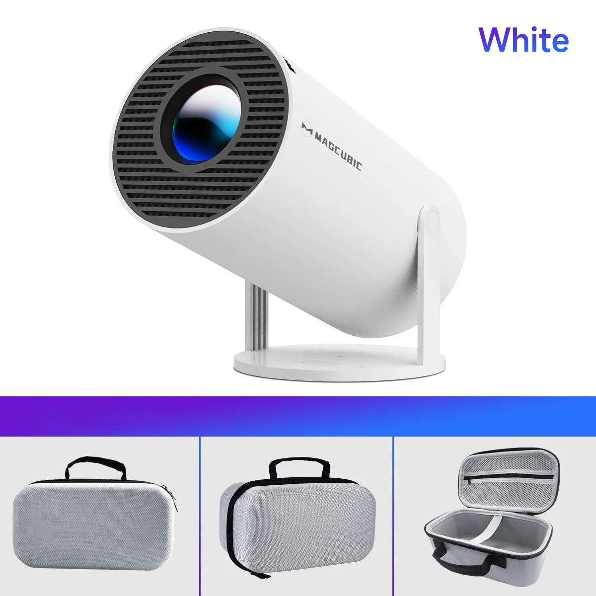 Magcubic HY300 Pro 4K Android 11 Projector – Dual WiFi6, 260 ANSI Lumens, 1080P Home & Outdoor Cinema