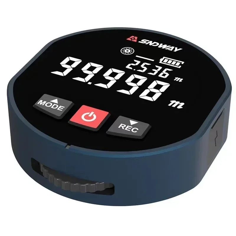 Roller Laser Rangefinder – Dual Mode Distance Meter, Laser & Roll Tape Measure for Home Improvement