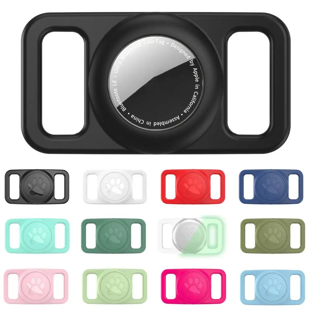 Waterproof For Airtag Dog Collar Holder Case Silicone Lightweight Tracker Cover Protector Stretchable Protective Sleeve Cat