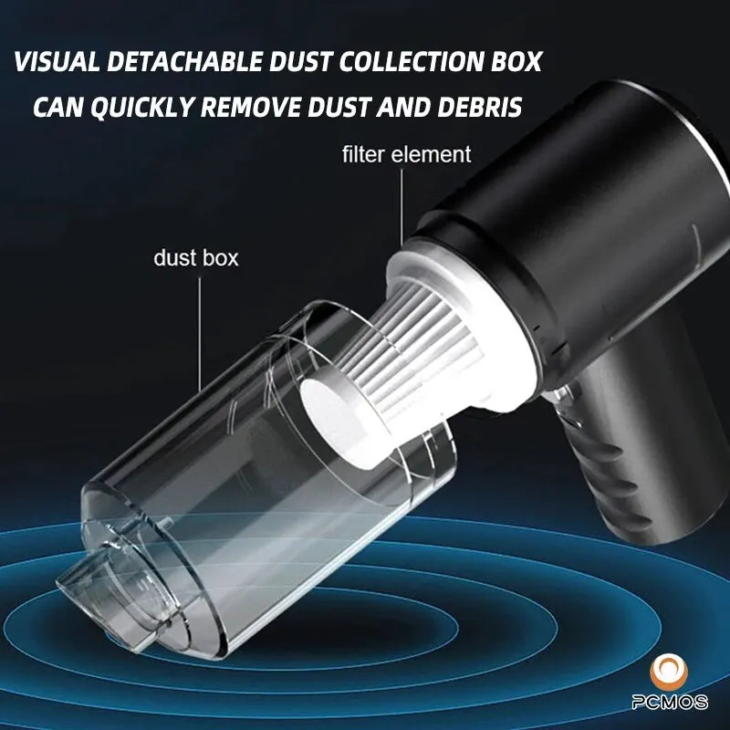 Wireless Vacuum Cleaner – Cordless High-Power Handheld Vacuum for Home & Car with Washable HEPA Filter