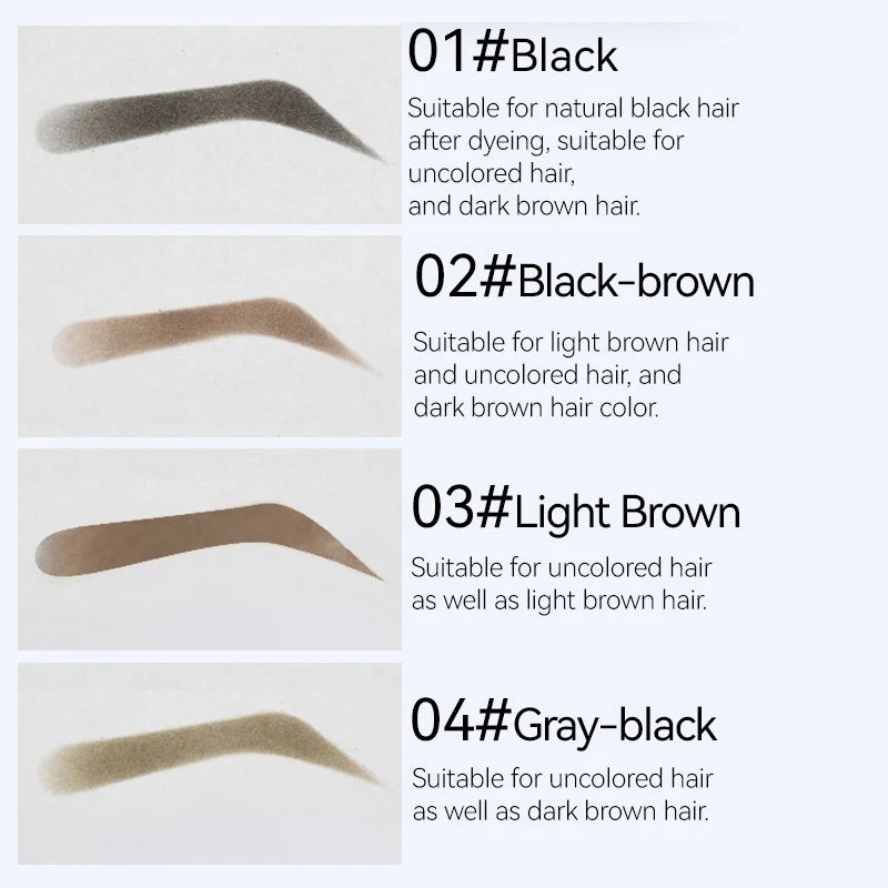 Waterproof Eyebrow Stamp Shaping Kit – Long-Lasting Powder with Templates & Brushes for Natural Brows