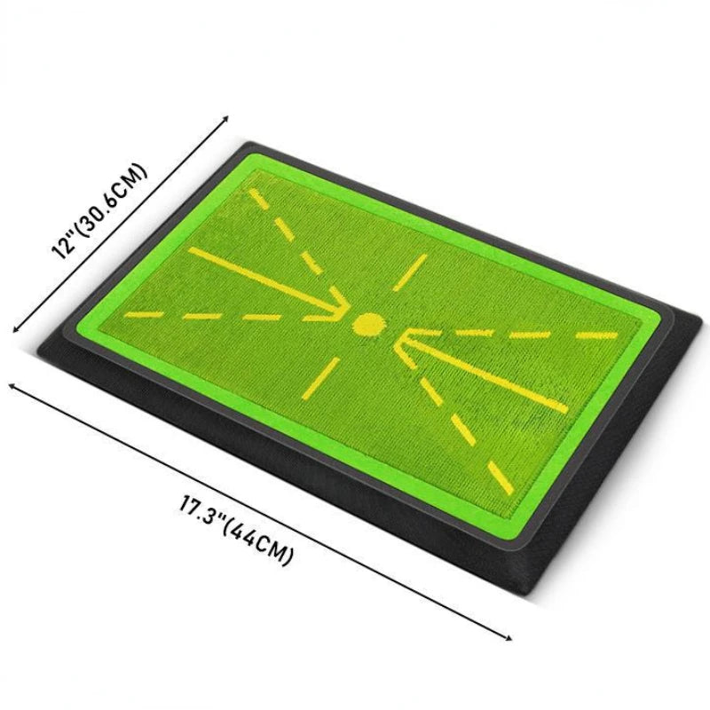 Golf Strike Mat PM130-B - Swing Training Detection Pad with Trace Display for Beginners
