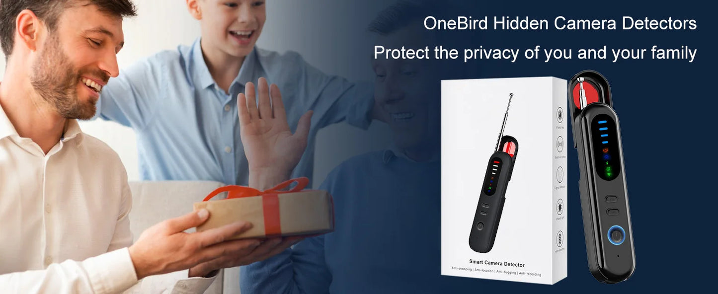 Camera Detector – Anti-Spy Infrared & GPS Signal Detection Alarm for Privacy Protection