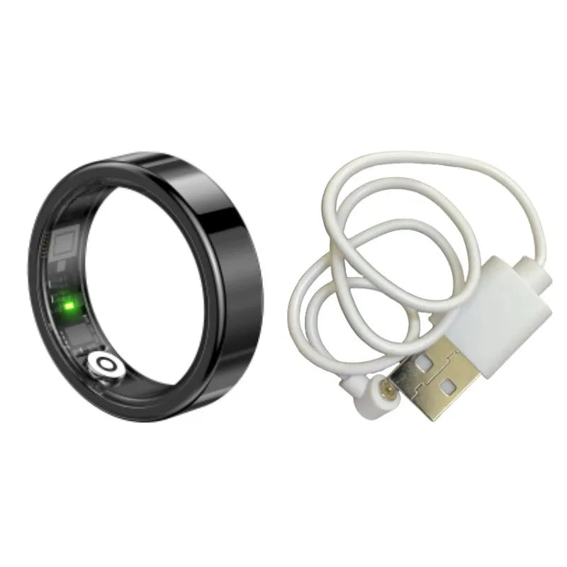 Ultra Narrow 6.5mm Smart Ring Heart Rate Blood Oxygen Sleep Sport Remote Control Phone Camera Tiktok Page Turning Waterproof APP