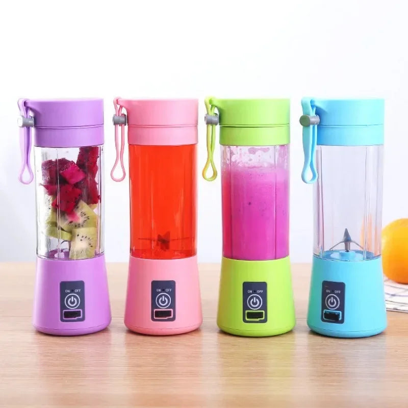 Mini Portable USB Blender – 380ML Rechargeable Juicer Cup for Smoothies & Shakes