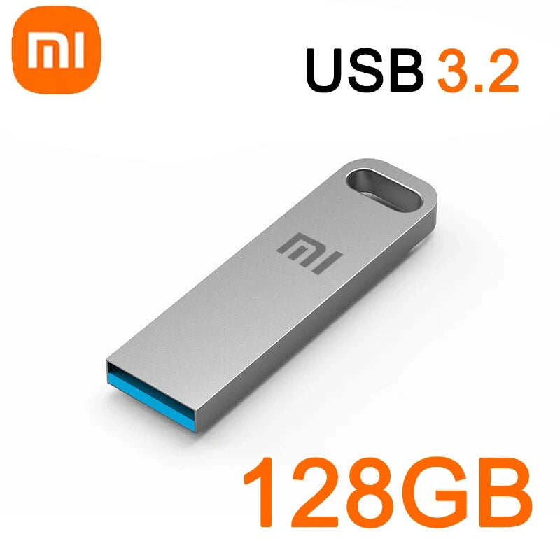 Xiaomi 2TB USB 3.2 Type-C & USB Flash Drive High-Speed Metal U Disk Waterproof SSD Storage for PC & Phone
