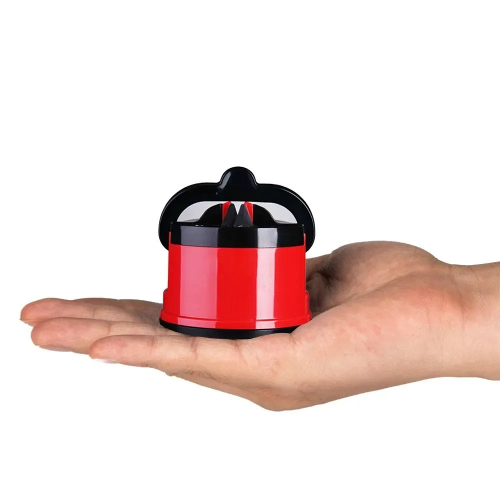 KEMORELA Suction Knife Sharpener – Easy, Safe, Manual Sharpening Tool for Chef & Damascus Kitchen Knives