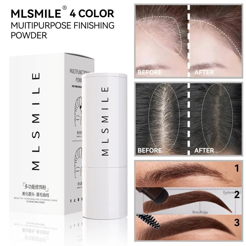 Waterproof Eyebrow Stamp Shaping Kit – Long-Lasting Powder with Templates & Brushes for Natural Brows