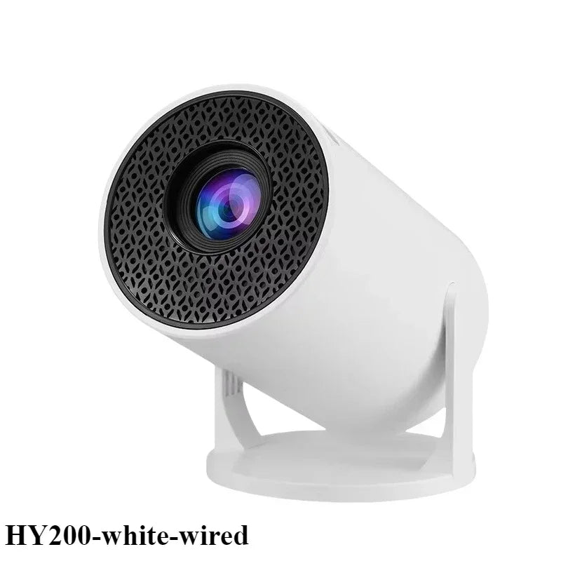 Proiettore Wi-Fi portatile 1080P Full HD girevole a 270° | Trasmissione wireless per Android/iOS/PC/TV Stick | Mini sistema home theater