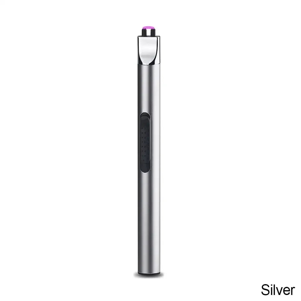 Mini USB Rechargeable Electric Pulse Flameless Arc Lighter – Windproof, Safe Candle & Gas Stove Ignition