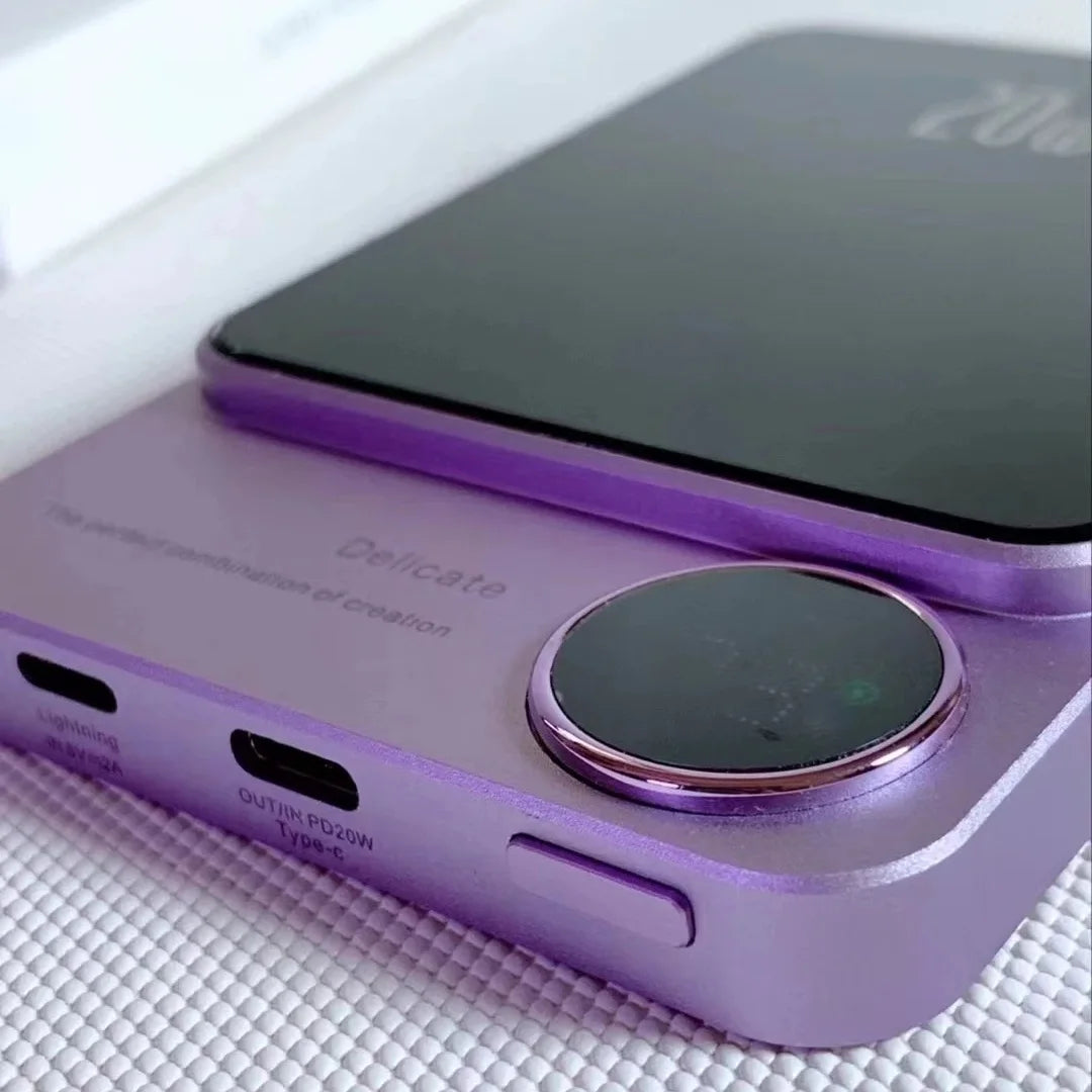 10000mAh Magnetic Wireless Power Bank - Fast Charging Portable Charger for iPhone & Samsung - Magsafe Compatible