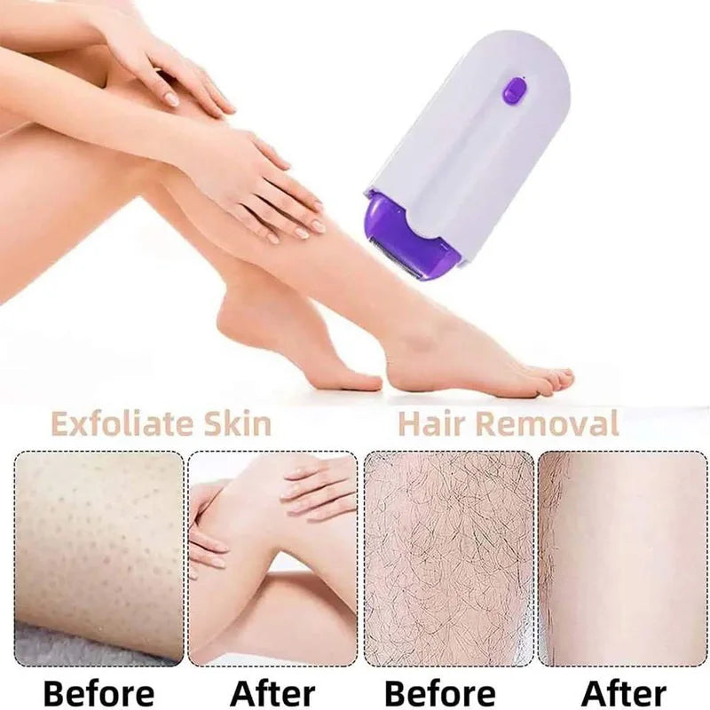 Painless Laser Hair Remover for Women – Rechargeable Epilator for Face, Bikini, Legs & Armpits
