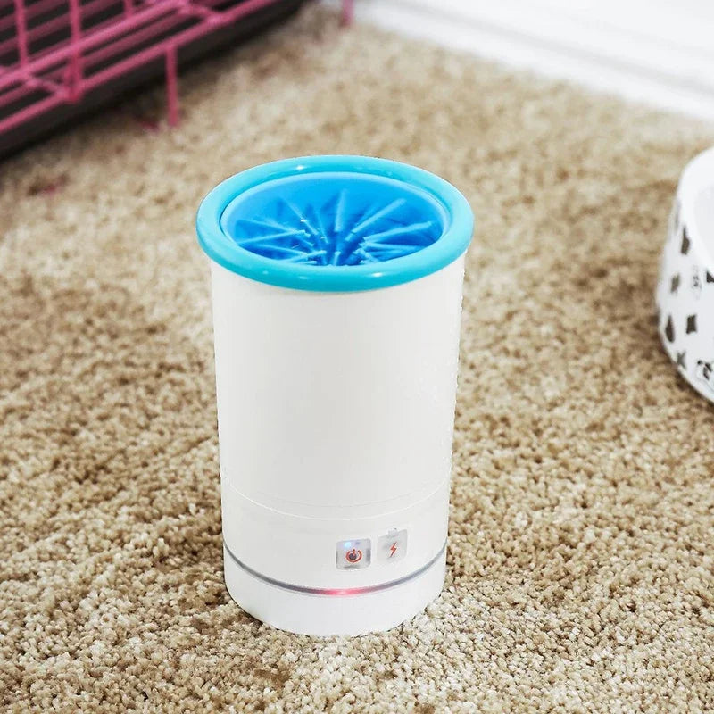 Automatic Electric Pet Foot Washer for Dogs & Cats – USB Rechargeable Low Noise Paw Cleaner for Home Use