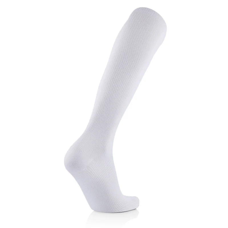 Unisex Compression Socks 20-30mmHg - Knee-High Anti-Fatigue & Pain Relief Socks for Running, Football & Sports