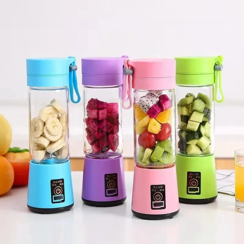Mini Portable USB Blender – 380ML Rechargeable Juicer Cup for Smoothies & Shakes