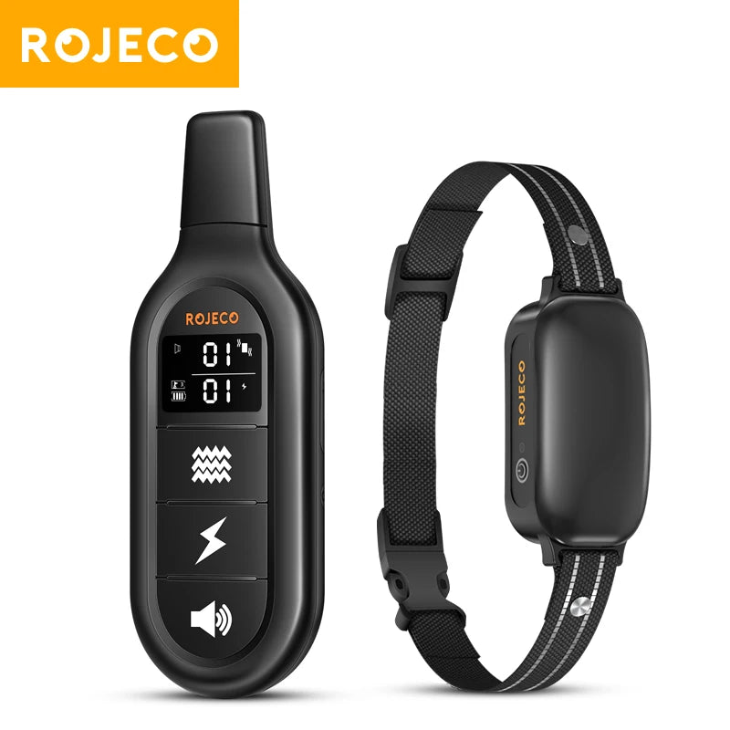 Electric Dog Training Collar – IPX7 Waterproof, 1000M Remote, Rechargeable Anti-Bark Shock & Vibration Collar for All Dogs