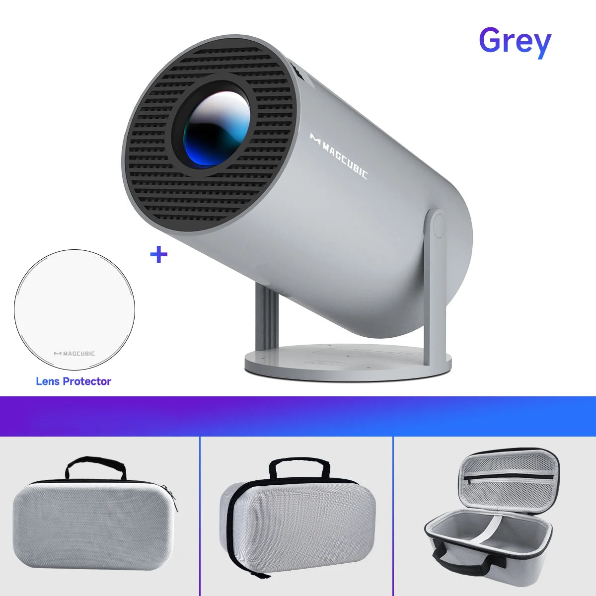 Magcubic HY300 Pro 4K Android 11 Projector – Dual WiFi6, 260 ANSI Lumens, 1080P Home & Outdoor Cinema