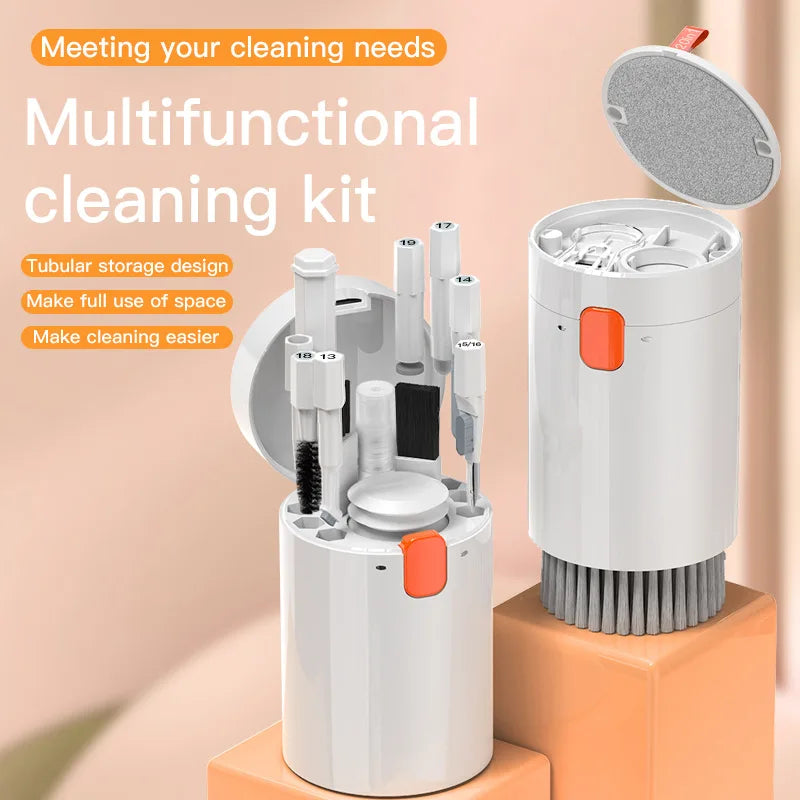 20-in-1 Digital Cleaning Kit – Headset, Keyboard, Camera & Phone Cleaner Set with Brushes & Storage Case