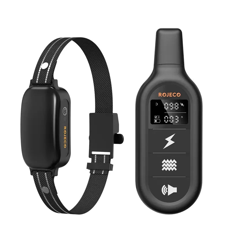 Electric Dog Training Collar – IPX7 Waterproof, 1000M Remote, Rechargeable Anti-Bark Shock & Vibration Collar for All Dogs