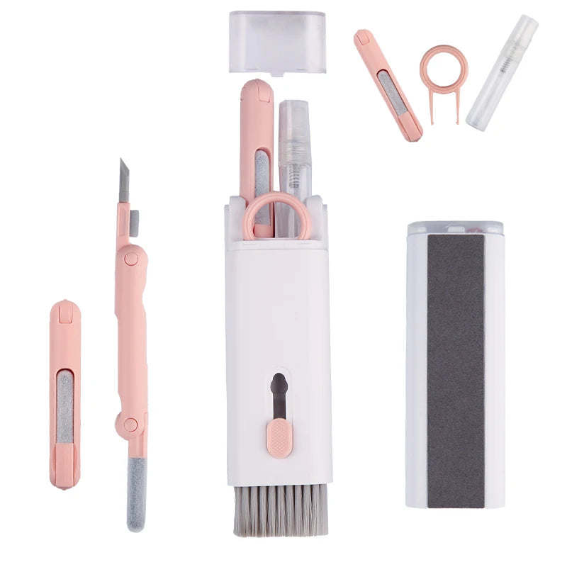 20-in-1 Digital Cleaning Kit – Headset, Keyboard, Camera & Phone Cleaner Set with Brushes & Storage Case
