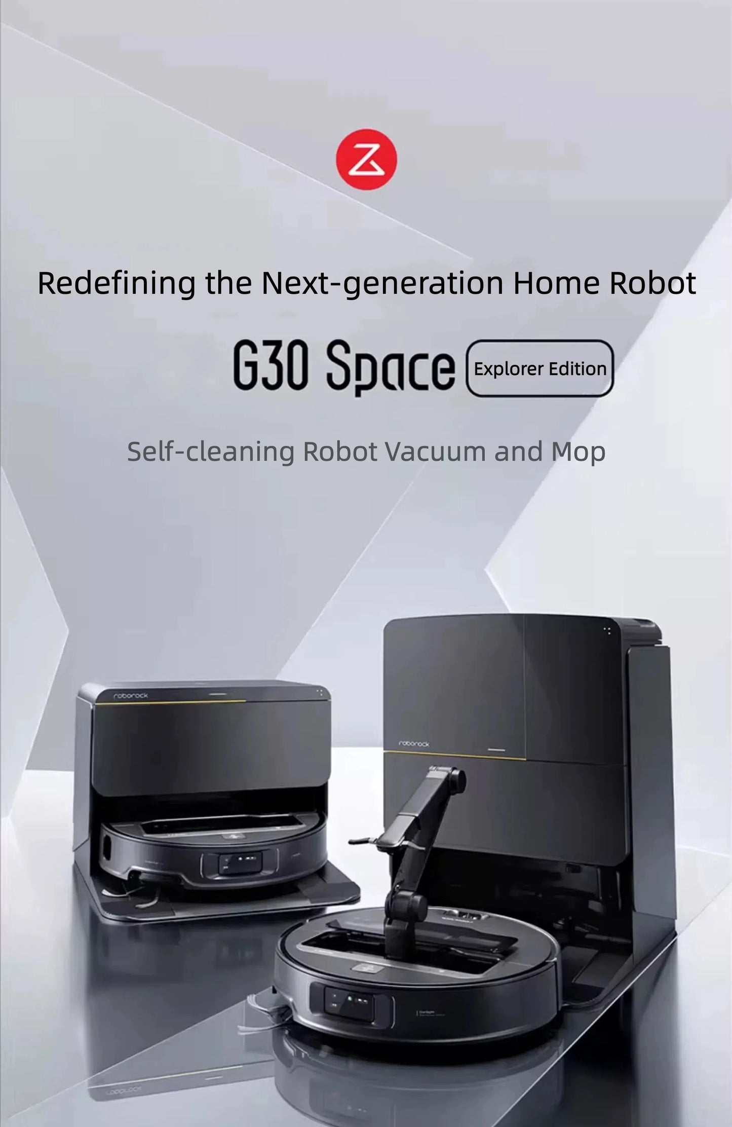 Intelligent machine G30 space robot vacuum cleaner 22KPa high suction new bionic manipulator household dry and wet cleaning