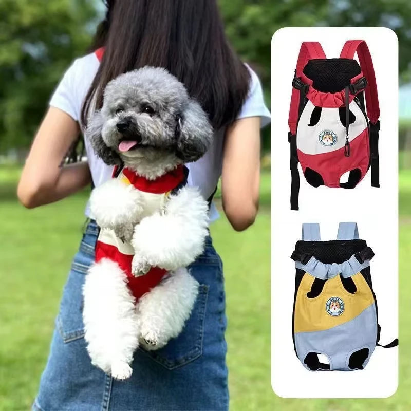 Breathable Pet Carrier Backpack for Small Dogs & Cats – Durable Mesh Outdoor Travel Bag