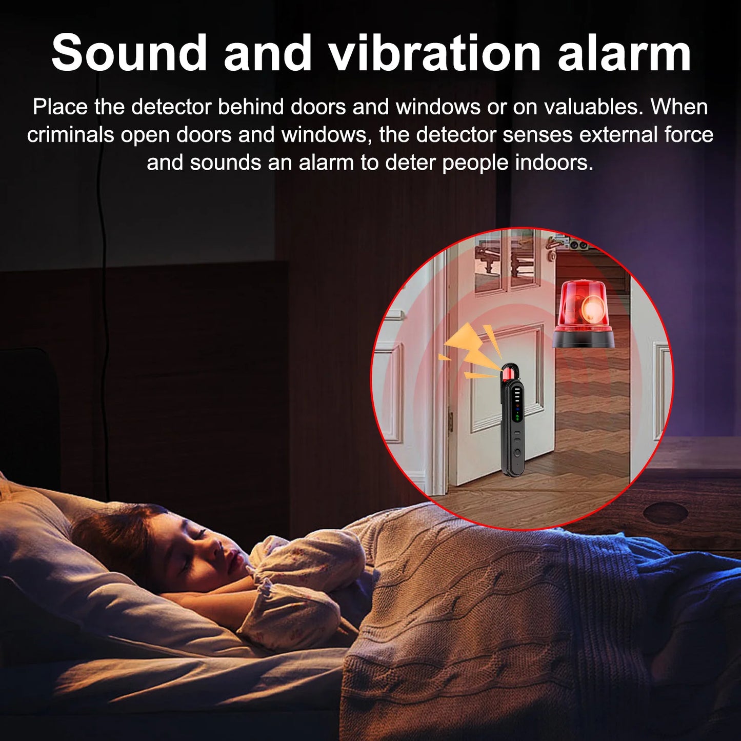 Camera Detector – Anti-Spy Infrared & GPS Signal Detection Alarm for Privacy Protection