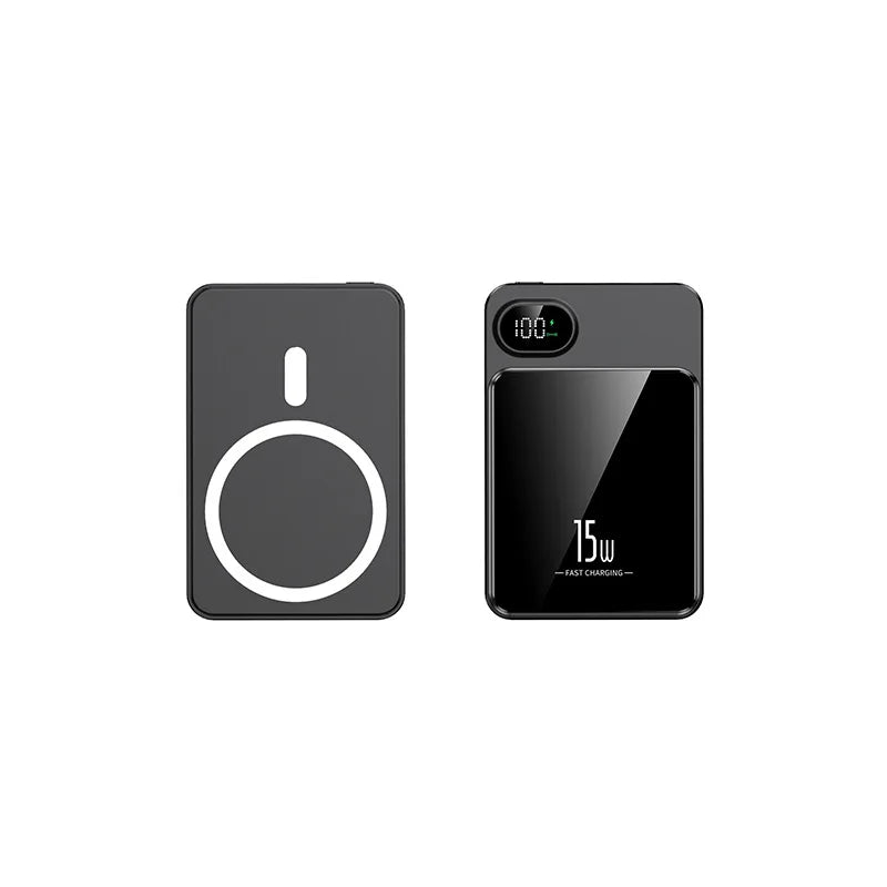 10000mAh Magnetic Wireless Power Bank - Fast Charging Portable Charger for iPhone & Samsung - Magsafe Compatible