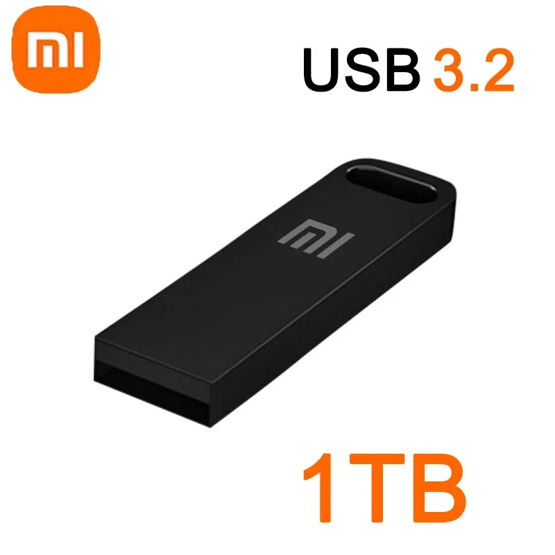 Xiaomi 2TB USB 3.2 Type-C & USB Flash Drive High-Speed Metal U Disk Waterproof SSD Storage for PC & Phone