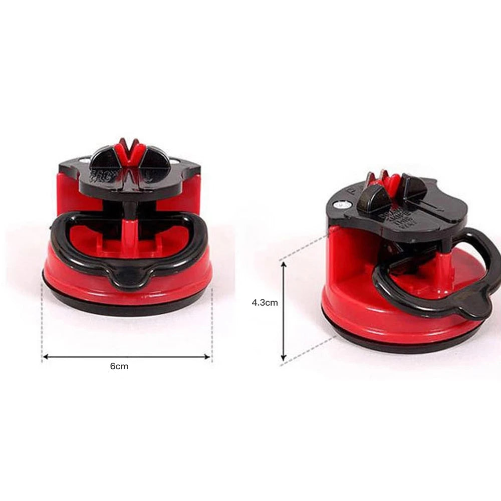 KEMORELA Suction Knife Sharpener – Easy, Safe, Manual Sharpening Tool for Chef & Damascus Kitchen Knives