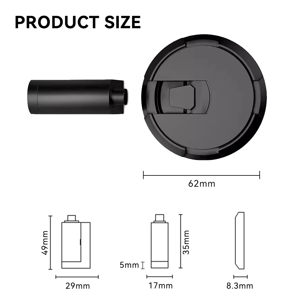 Non-Punch Automatic Floor Door Stopper – Zinc Alloy Windproof Door Stop, Gold/Black/Grey