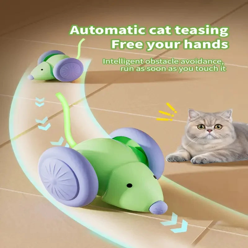 Smart Cat Toy Ball – USB Rechargeable Electric Rolling Ball with Auto Motion & Sound for Indoor Kittens