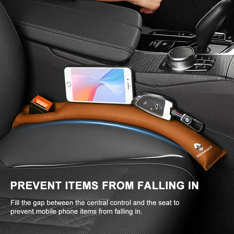 Car Seat Gap Filler – Soft Leather Padding Leak Protector