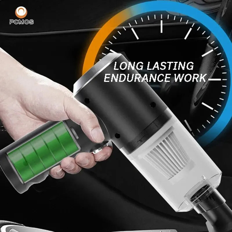 Wireless Vacuum Cleaner – Cordless High-Power Handheld Vacuum for Home & Car with Washable HEPA Filter