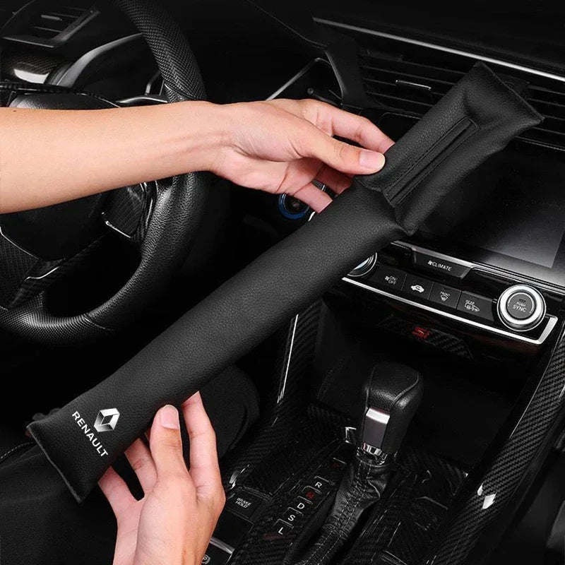 Car seat gap filler soft PU leather leak protector padding for Renault Megane and Twingo
