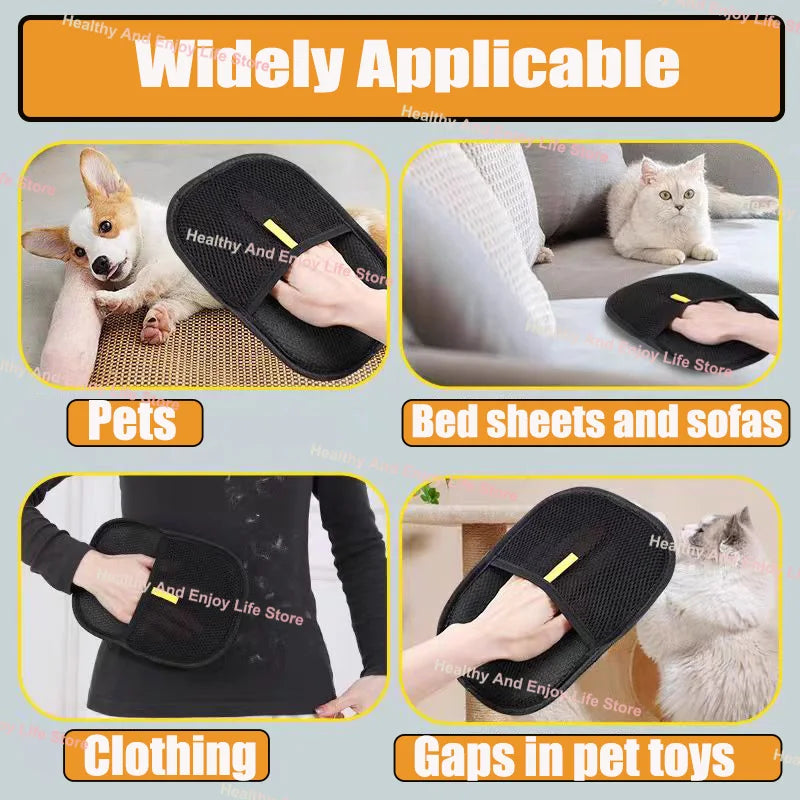 Multi-Functional Pet Hair Removal Glove – Gentle Grooming for Happy Pets