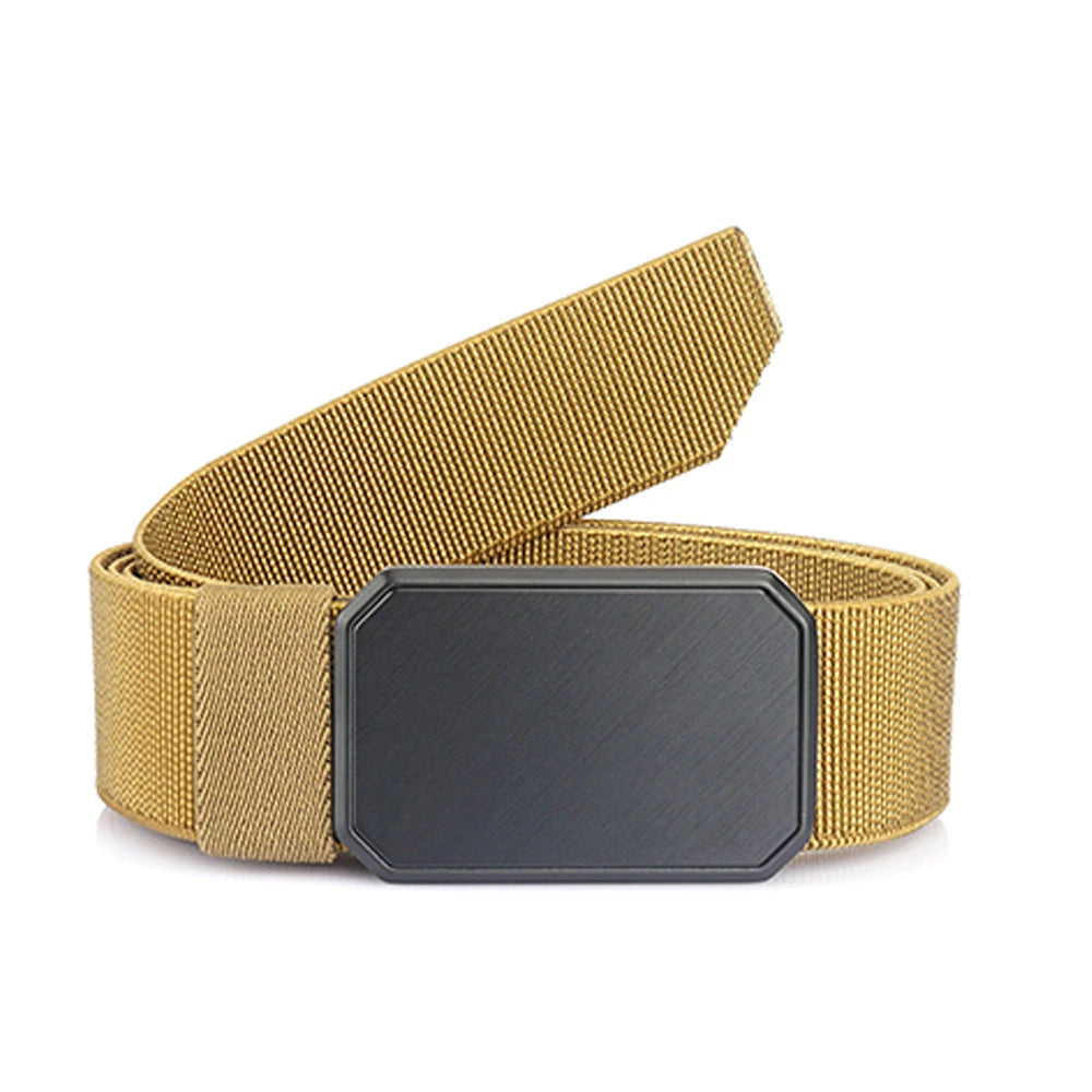 TUSHI Tactical Belt for Men & Women - Aluminium Alloy Quick Release Military Waistband for Outdoor, Hiking & Casual Wear
