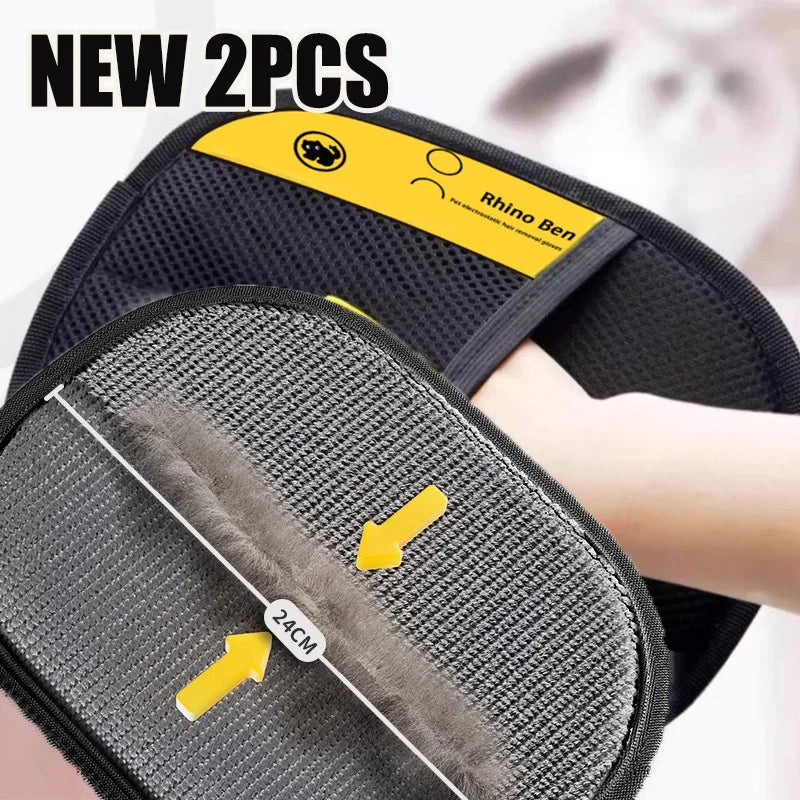 Multi-Functional Pet Hair Removal Glove – Gentle Grooming for Happy Pets