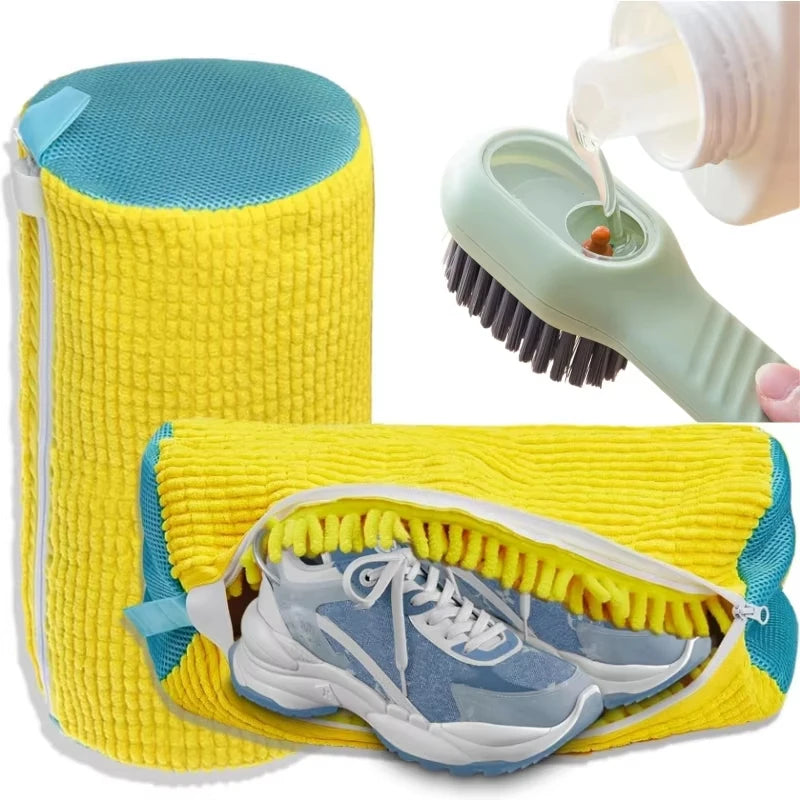 Reusable Shoe Washing Bag for Washer & Dryer – Protective Laundry Bag for Sneakers, Tennis Shoes, and Slippers