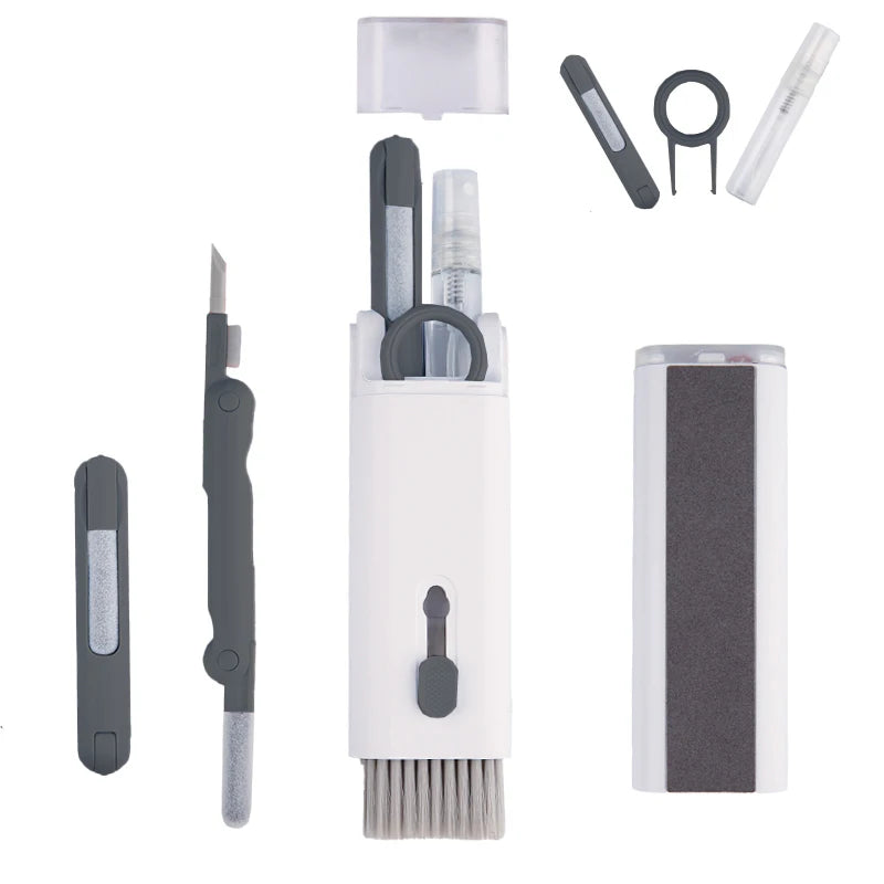 20-in-1 Digital Cleaning Kit – Headset, Keyboard, Camera & Phone Cleaner Set with Brushes & Storage Case