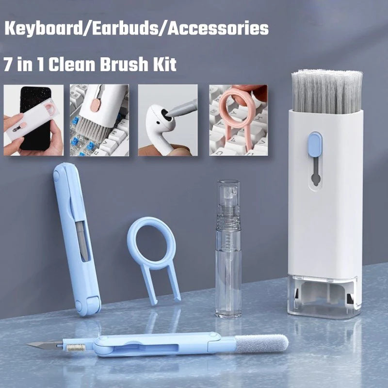 20-in-1 Digital Cleaning Kit – Headset, Keyboard, Camera & Phone Cleaner Set with Brushes & Storage Case