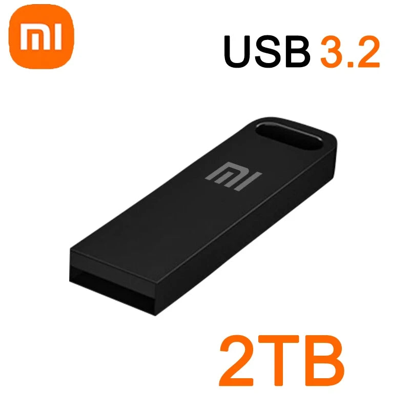 Xiaomi 2TB USB 3.2 Type-C & USB Flash Drive High-Speed Metal U Disk Waterproof SSD Storage for PC & Phone